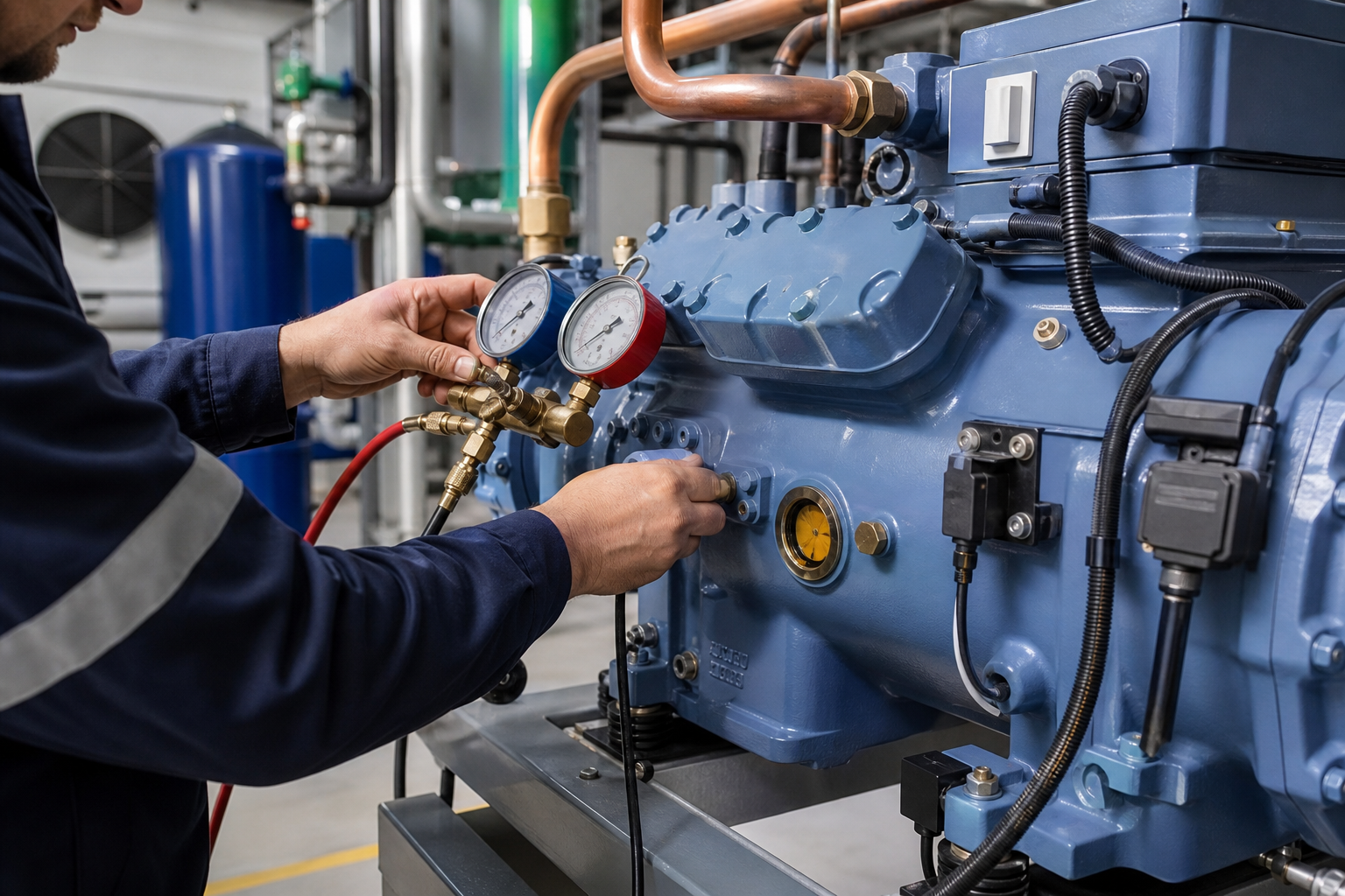 How to Troubleshoot Oil Pressure Alarms on Bitzer Semi-Hermetic Compressors