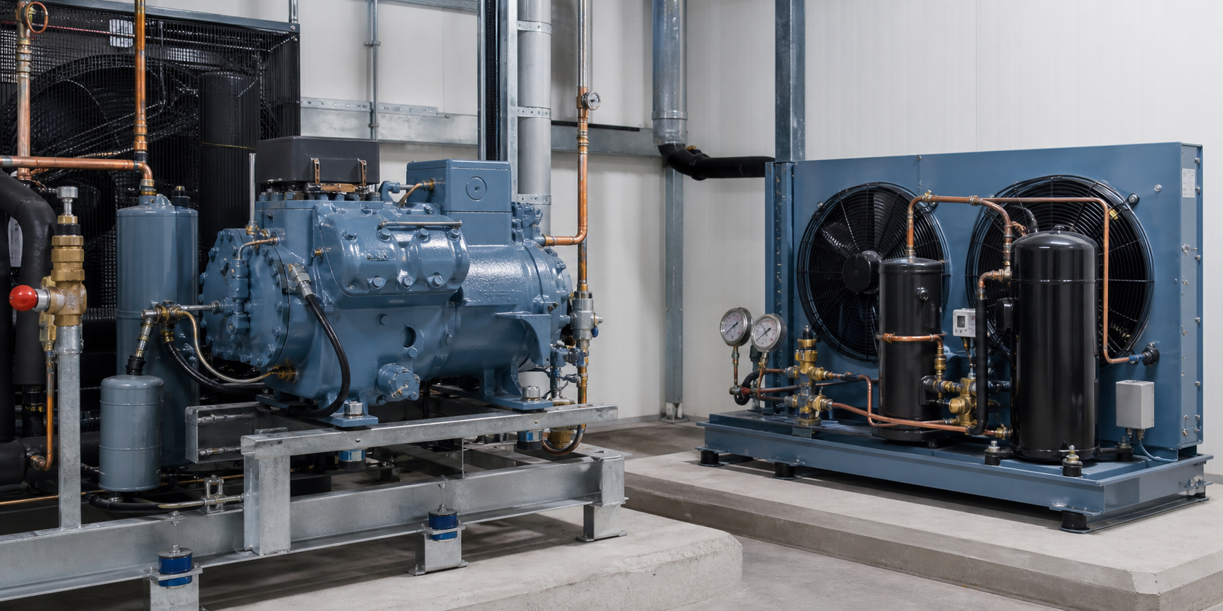 Semi-Hermetic vs Scroll Refrigeration Compressors: How to Choose the Right Solution
